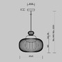 Koule - M MOD376PL-01G Závěsné svítidlo Levitation G9 40W mosaz kov - MAYTONI - foto 8