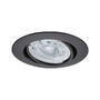 Kruhová - P 94954 LED vestavné svítidlo Base GU10 Flat výklopné 3x4,9W 230V stmívatelné 2700K černá mat - PAULMANN - foto 8