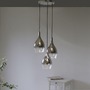 Vícečetná - PN 2062-17 Závěsné svítidlo PILUA chrom 3x E27 40W - PAUL NEUHAUS - foto 8