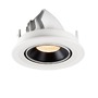 Kruhová - LA 1005879 NUMINOS® GIMBLE S zápustné stropní svítidlo bílé/černé 2700 K 40° - BIG WHITE (SLV) - foto 8