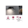 Nástěnná - P 94571 Solární LED venkovní nástěnné svítidlo Adya pohybové čidlo IP44 3000K černá - PAULMANN - foto 8