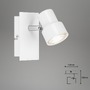 Bodová - BRI 2861-016 Bodové svítidlo 12 cm 1xGU10 5W 460lm bílé - BRILONER - foto 8
