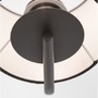 S ramenem - NV 9129330 Nástěnné svítidlo SAGE černý hliník černé stínidlo vypínač na těle E27 1x12W LED 1x3W 220V bez žárovky IP20 čtecí lampička - NOVA LUCE - foto 8