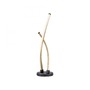 Stolní lampy dekorační - PN 9141-18 POLINA LED stolní lampa černá zlatá dotykový stmívač ohnuté do interiéru 3000K - PAUL NEUHAUS - foto 8