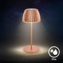 Stolní lampy dekorační - BRILO 7552013 Nabíjecí stolní lampa Riffle Mini - 20 cm, 1,5W, 150lm, bezdrátová, LED, stmívatelné, dotykový vypínač, měď - BRILO - foto 8
