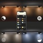 Bodová - PH 8720169318557 Hue 50607/30/P7 Hue WACA Centris stropní LED svítidlo 1x40W+GU10 4x5,7W 4200lm 2000-6500K RGB IP20 černá - PHILIPS - foto 8