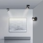 Bodová - PN 9051-18 LED stropní svítidlo PURE Oculis, černá , stmívatelné, otočné a nastavitelné 2700K - PAUL NEUHAUS - foto 8