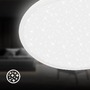 Kruhová - BRILO 7654016 Slim svítidlo LED panel pr.37,5 cm - 22W, 3000lm, hvězdné nebe, neutrální bílá, bílé - BRILO - foto 8