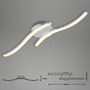 Dekorativní - BRI 3258-029 LED stropní svítidlo, 55,4 cm, 12 W, hliník - BRILONER - foto 8