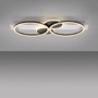 Dekorativní - LD 14552-16 TROOPER LED stropní svítidlo bílé s dřevo teplá bílá do obývacího pokoje světelný kruh 3000K - JUST LIGHT - foto 8