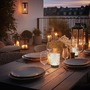 Stolní lampy dekorační - BRILO 7560015 Sunora LED stolní lampička bezdrátová IP44, stmívatelné, dotykový vypínač, čirá - BRILO - foto 8