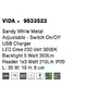 Bodová - NV 9533523 Nástěnné svítidlo VIDA &quot;levé&quot; bílý kov nastavitelné - vypínač na těle USB nabíjení LED Cree 230V 3000K osvětlení 5W čtecí lampička 1x3W IP20 - NOVA LUCE - foto 8