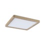 Hranatá - P 71268 LED Panel Atria Shine IP44 hranaté 190x190mm 8W 3000 - 6500K design dřevo - PAULMANN - foto 8