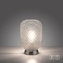 Stolní lampy dekorační - LD 14906-55 REISHI LED stolní lampa stříbrná hra světla rýhované čiré sklo šňůrový vypínač - LEUCHTEN DIREKT / JUST LIGHT - foto 8