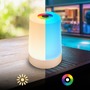 Stolní lampy dekorační - BRILO 7554011 Nubsi stolní lampička - 2,8W, 280lm, nabíjecí, LED, stmívatelné, RGB+W, béžová mat - BRILO - foto 8