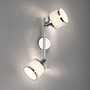 Bodová - LD 15372-17 ACCOR LED stropní svítidlo 2 ramenné lesklý chrom otočné do interiéru - LEUCHTEN DIREKT / JUST LIGHT - foto 8