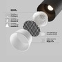 Lištové Magnetic Maytoni Exility - M TR097-2-12W3K-M-BB Svítidlo pro kolejnicový systém Artisan 3000K 12W 870lm černý hliník teplá bílá Exility - MAYTONI - foto 8