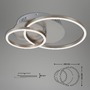Kruhová - BRI 3222-012 LED stropní svítidlo, 39 cm, 30 W, matný nikl - BRILONER - foto 8