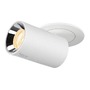 Kruhová - LA 1006902 NUMINOS® PROJECTOR XS stropní zápustné svítidlo, 3000 K, 55°, válcové, bílé/chrom - BIG WHITE (SLV) - foto 8