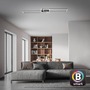 Hranatá - BRILO 3538-015 LED stropní svítidlo, 110 cm, 40 W, 5200 lm, černá - BRILO - foto 8
