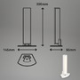 Na stůl - BRILO 7474016 LED nabíjecí stolní lampa, 30 cm, paměť, 7W, 700lm, bílé - BRILO - foto 8
