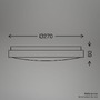 Kruhová - BRILO 3959016 Ugo stropní svítidlo pr.27 cm - 13W, 1300lm, LED, teplá bílá, pohybové čidlo, bílé - BRILO - foto 8