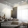 Lištové Briloner 48V - BRILO 8041046 Luxtrail lištový systém, kompletní sada, 4x LED závěsné svítidlo, bílá - BRILO - foto 8
