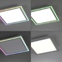Hranatá - LD 14900-16 EDGING LED stropní svítidlo 40x40, bílá, ploché Rainbow RGB, dálkový ovladač RGB+2700-6000K - LEUCHTEN DIREKT / JUST LIGHT - foto 8