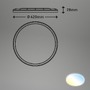 Kruhová - BRILO 7080-016 Slim CCT svítidlo LED panel, pr. 42 cm, 22 W, bílé - BRILO - foto 8