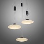 Vícečetná - PN 2082-18 LAUTADA LED závěsné svítidlo, 3 ramenné, kruhové, černá, stmívatelné, nastavitelná výška SimplyDim 3000K - PAUL NEUHAUS - foto 8