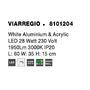 Kruhová - NV 8101204 Stropní svítidlo VIAREGGIO bílý hliník a akryl LED 28W 230V 3000K IP20 - NOVA LUCE - foto 8