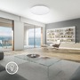 Kruhová - BRILO 3874016 Verb stropní svítidlo pr.56 cm - 72W, 8000lm, LED, stmívatelné, dálkový ovladač, CCT, bílé - BRILO - foto 8