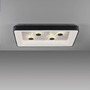 Hranatá - LD 14385-18 VERTIGO LED stropní svítidlo černá hranaté křišťálový efekt stmívatelné CCT 2700-5000K - LEUCHTEN DIREKT / JUST LIGHT - foto 8