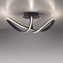 Dekorativní - PN 8475-18 BRILLA LED stropní svítidlo černá, zakřivené, stmívatelné, křišťálové sklo SimplyDim 3000K - PAUL NEUHAUS - foto 8