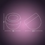 SmartHome Paul Neuhaus - PH 8719514264465 Hue LED White and Color Ambiance Bluetooth Stolní lampa Iris 8719514264465 8,1W 570lm 2000-6500K RGB IP20 bílá - PHILIPS (929002376101) - foto 8