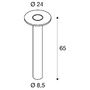 Sloupková - LA 1007237 I-RING stojací lampa, 9,2 W, 3000 K, antracit - BIG WHITE (SLV) - foto 8