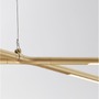 Podélná - NV 9695214 Závěsné svítidlo RACCIO mosazný zlatý kov a akryl LED 27W 230V 3000K IP20 stmívatelné - NOVA LUCE - foto 8