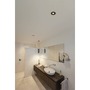 Kruhová - LA 1007375 NEW TRIA® 75 stropní vestavné svítidlo, kulaté, max. 10W GU10, černá - BIG WHITE (SLV) - foto 8