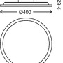 Kruhová - BRILO 7168-016 Svítidlo LED panel, noční světlo, stmívatelné, CCT nastavení teploty barvy - BRILO - foto 8