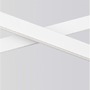 Podélná - NV 9060910 Závěsné svítidlo X-LINE bílý hliník a akryl LED 40W 230V IP20 3000K stmívatelné - NOVA LUCE - foto 8