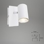 Bodová - BRILO 2857016 Bodové svítidlo 12,3 cm 1xGU10 40W bílé (starý kód: BRILO 2857-016) - BRILO - foto 8
