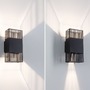 Dekorativní - P 71251 LED nástěnné svítidlo Tharin IP44 3000K 120x104mm 2x3,7W černá - PAULMANN - foto 8