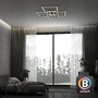 Hranatá - BRILO 3515-015 CCT LED stropní svítidlo, 72,4 cm, 50 W, 5500 lm, černá - BRILO - foto 8