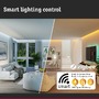 Nástěnná - P 94507 LED domovní číslo a svítidlo Smart Home Zigbee Sheera soumrakový senzor neláká hmyz IP44 276x73mm CCT 6,5W 230V antracit umělá hmota - PAULMANN - foto 8