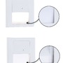 Zapuštěná - P 80002 LED vestavné svítidlo do zdi Tsaro hranaté 80x36mm 1W 230V 2700K bílá mat čidlo - PAULMANN - foto 8