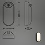 Nástěnná - BRILO 3830015 Ruch LED venkovní nástěnné svítidlo, pohybové čidlo, IP65, černá - BRILO - foto 8