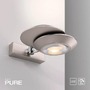 Nepřímé osvětlení - PN 9052-18 LED stropní svítidlo PURE Oculis, metalická šedá, stmívatelné, otočné a nastavitelné 2700K - PAUL NEUHAUS - foto 8