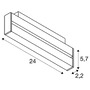 Lištové Magnetic SLV - LA 1006642 IN-LINE 24 48 V TRACK Move DALI, Darklight Reflector, spot, bílé/bílé, 7,3 W, 610 lm, 3000 K, CRI90, 35° - BIG WHITE (SLV) - foto 8