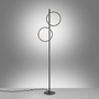 Stojací lampy - LD 15396-18 MINI RITUS LED stojací svítidlo černé jednoduchý design nožní vypínač teplá bílá 3000K - JUST LIGHT - foto 8