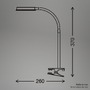 Stolní lampy s klipem - BRI 2195016 Plegg lampička s klipsem - 3,2W, 350lm, LED, nastavitelné, bílé - BRILONER - foto 8